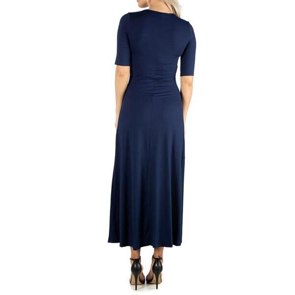 24seven Comfort Apparel Womens Midi T-Shirt Dress Midi Dress
