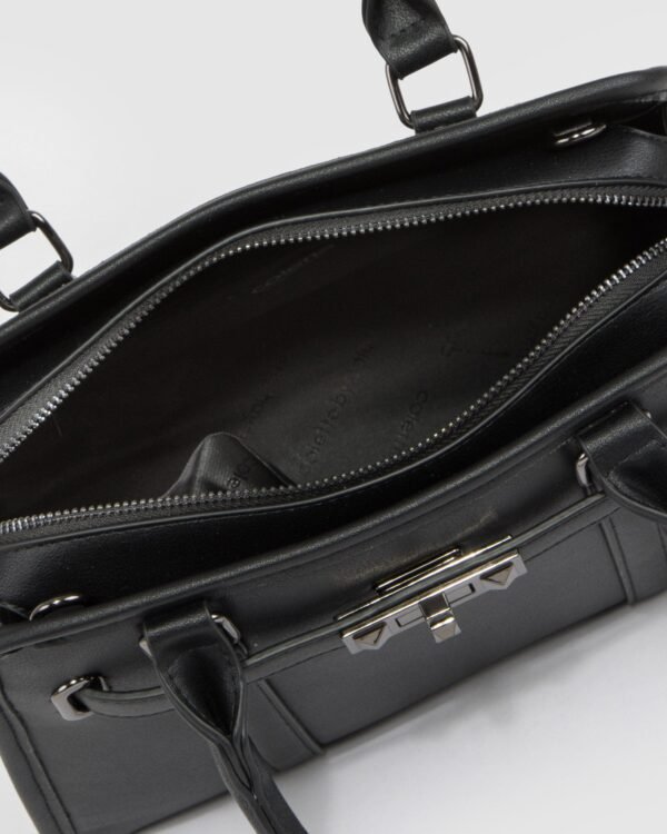 Black Koni Webbing Phone Crossbody Bag - Image 4