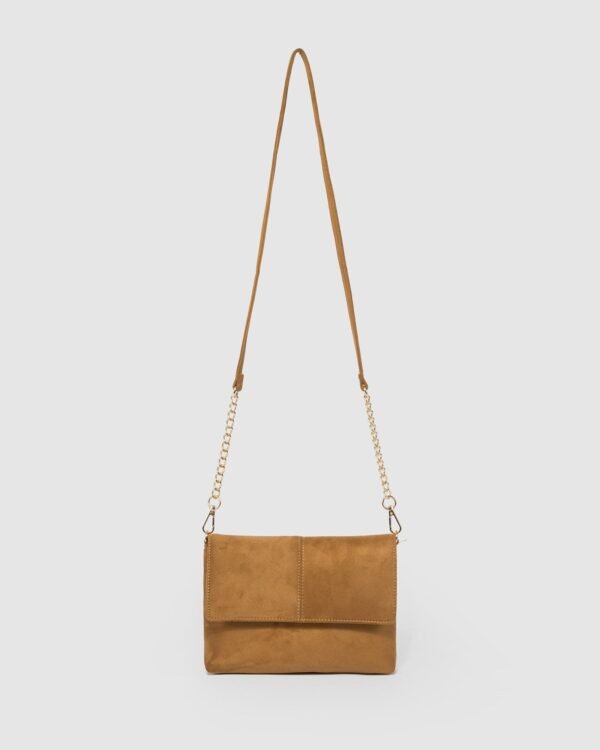 Brown Leo Panel Crossbody Bag - Image 2