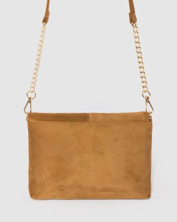 Brown Leo Panel Crossbody Bag - Image 3