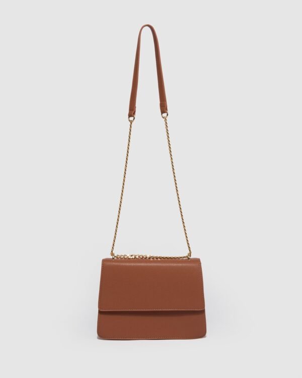 Brown Rachel Crossbody Bag - Image 3