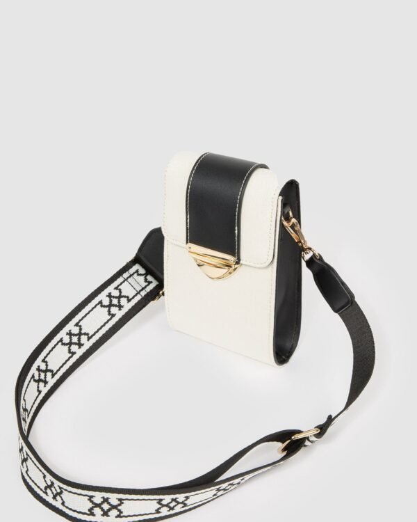 Multi Colour Koni Webbing Phone Crossbody Bag - Image 3
